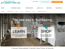 Tablet Screenshot of carpetspecialists.com